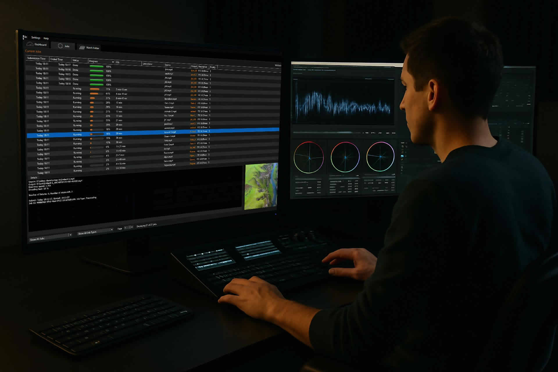 Encodage et transcodage vidéo et audio